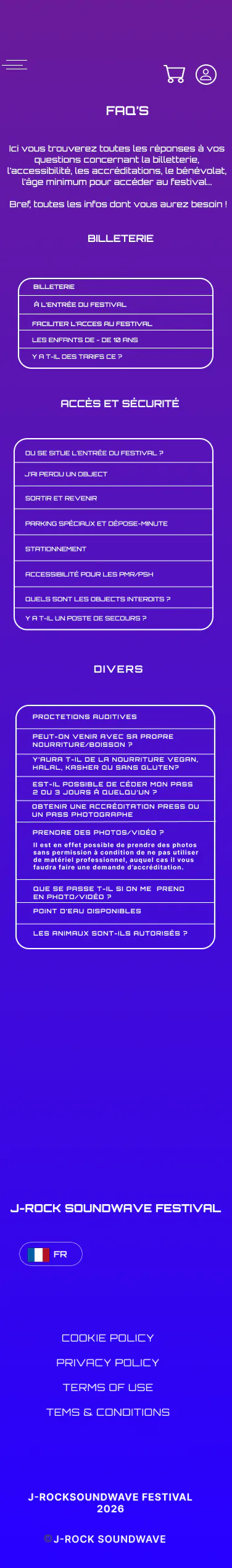 Divers - récupération photo/vidéo - wireframe J-Rock Soundwave Festival